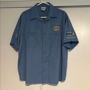 Mens XL Blue Short Sleeve DisneyShirt
